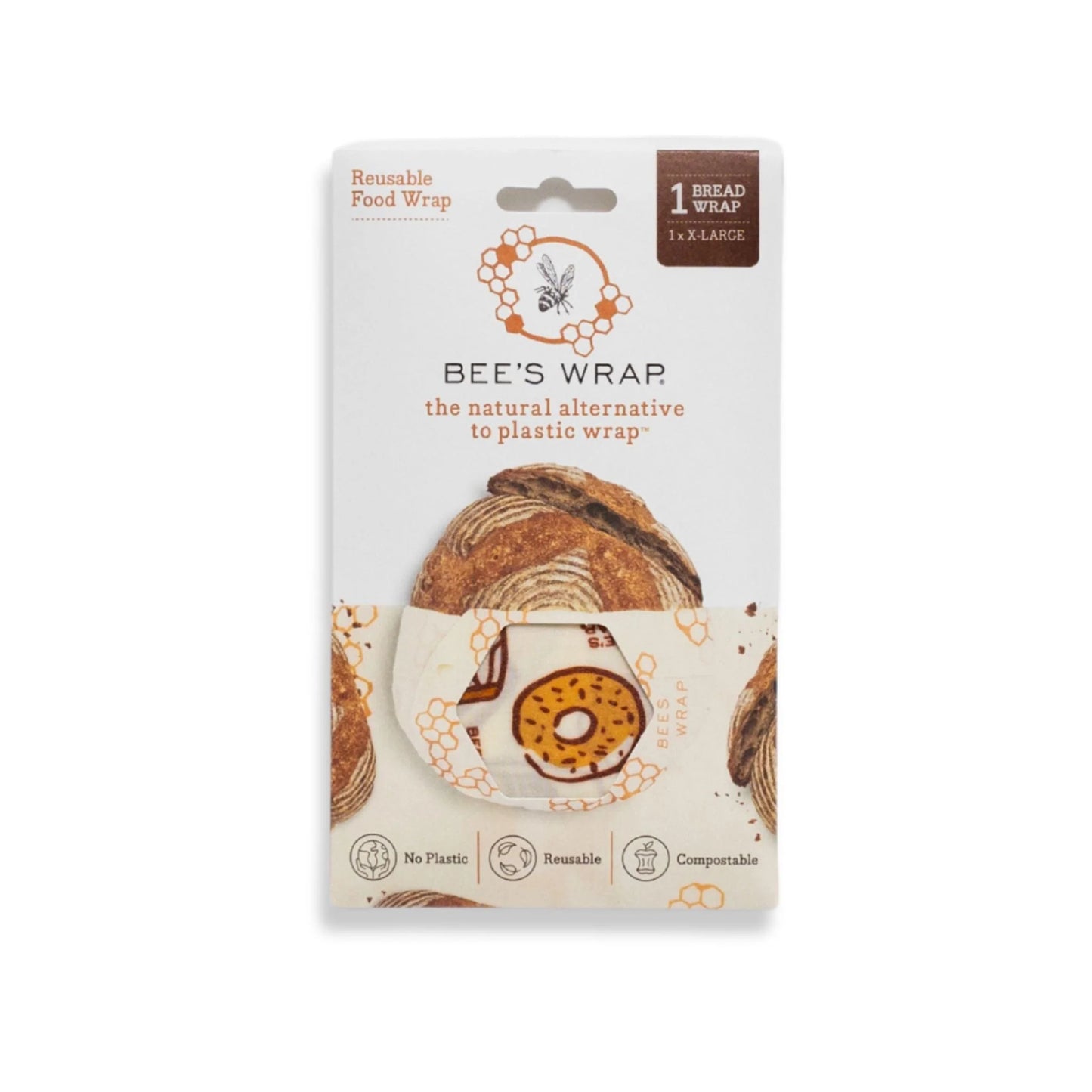 Bee's Wrap Beeswax Food Wrap - Bread Wrap (4 designs)