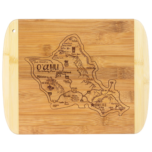 A Slice of Life Oahu Bamboo Serving & Cutting Board