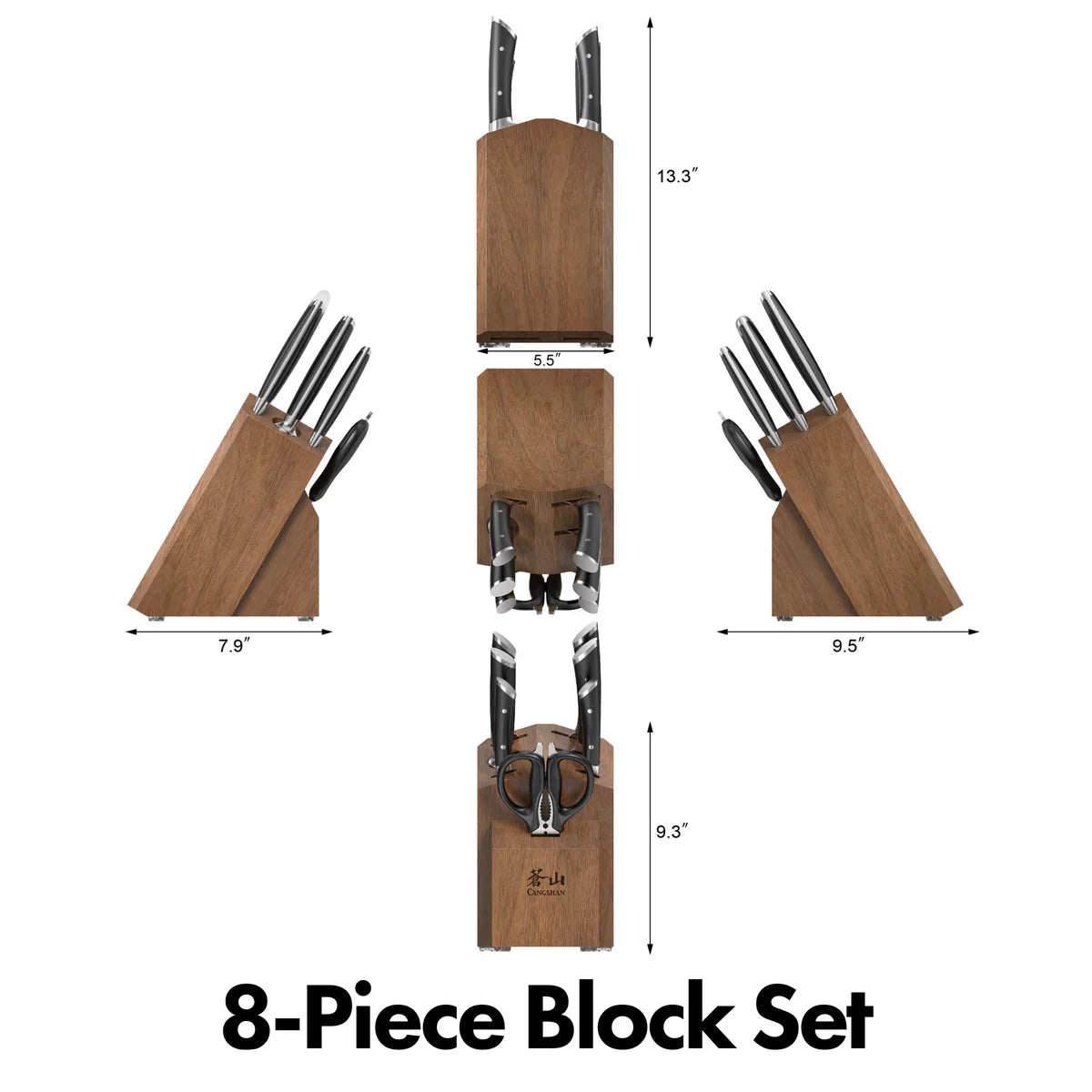 Cangshan HELENA 8-Piece Block Set