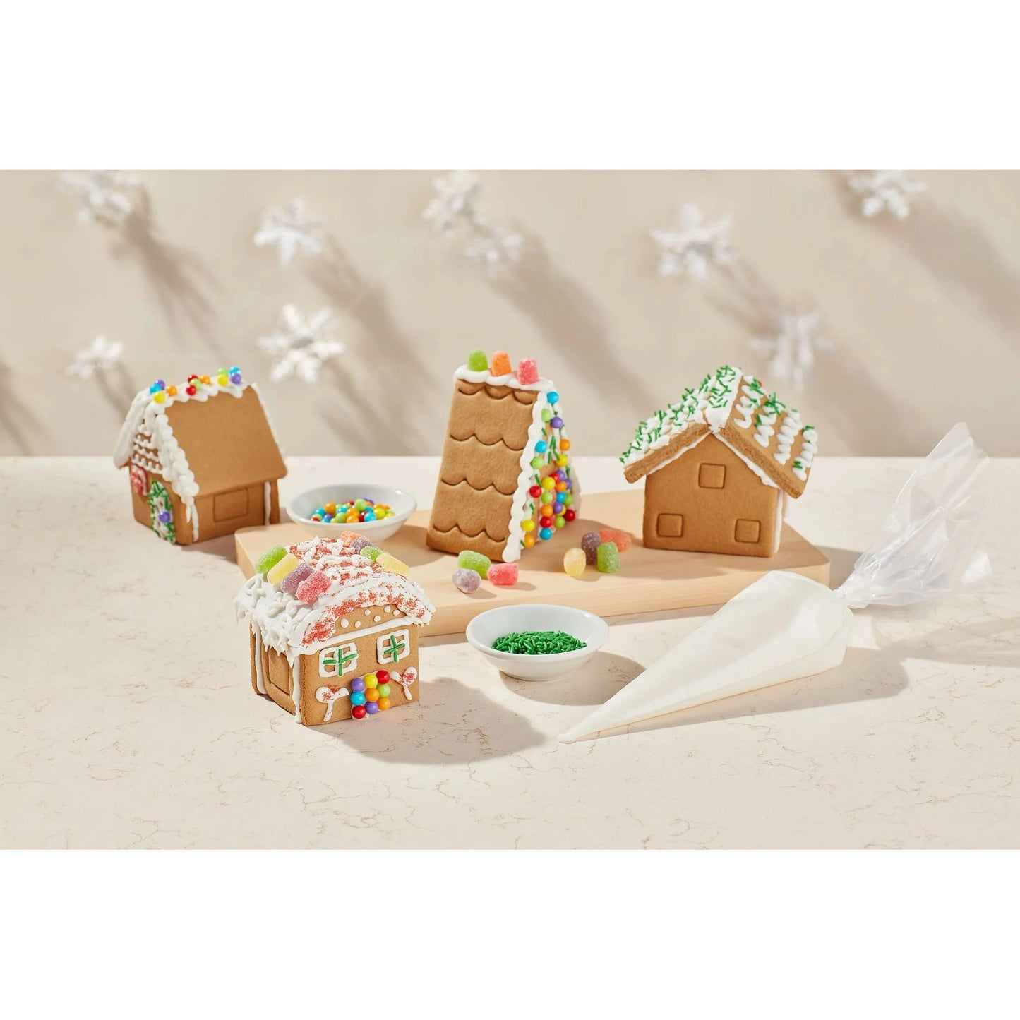 Wilton Christmas Gingerbread Mini Village, 10-Piece