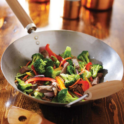 Helen's Asian Kitchen Carbon Steel Wok (14")