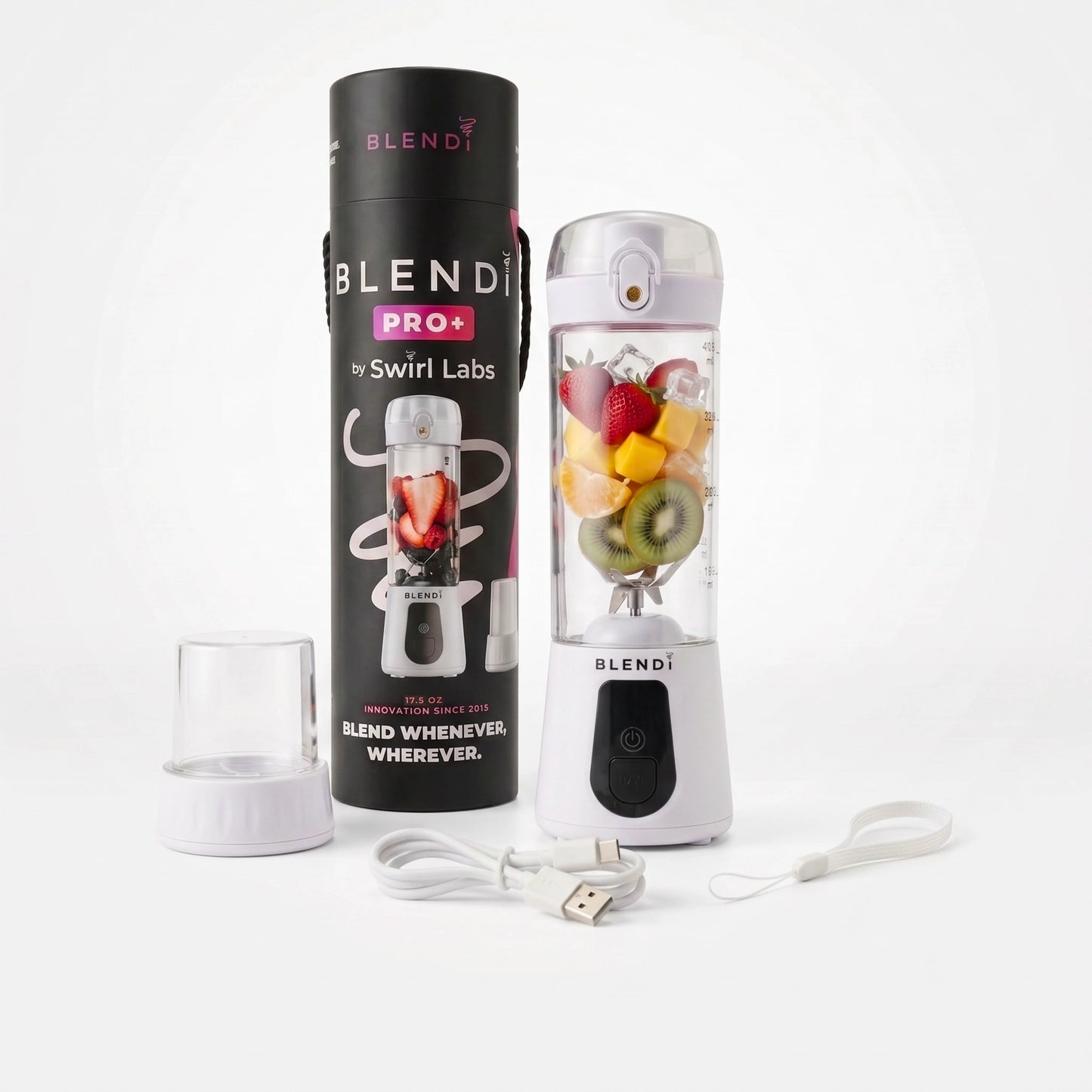 BLENDi Pro+: Ice Crushing Portable Blender - 17oz (3 colors)