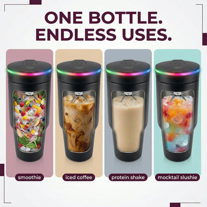 BLENDi Steel: Ice Crushing Insulated Portable Blender - 21oz (2 colors)