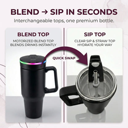 BLENDi Steel: Ice Crushing Insulated Portable Blender - 21oz (2 colors)