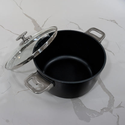 Swiss Diamond CXD Induction Stock Pot & Lid (5.5 Qt)