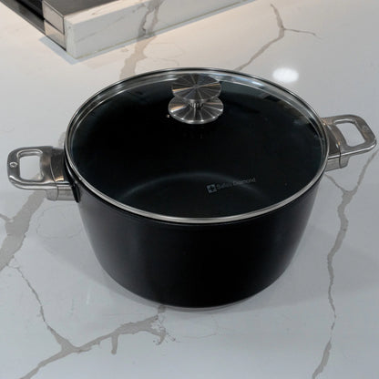 Swiss Diamond CXD Induction Stock Pot with Lid (8.5 Qt)
