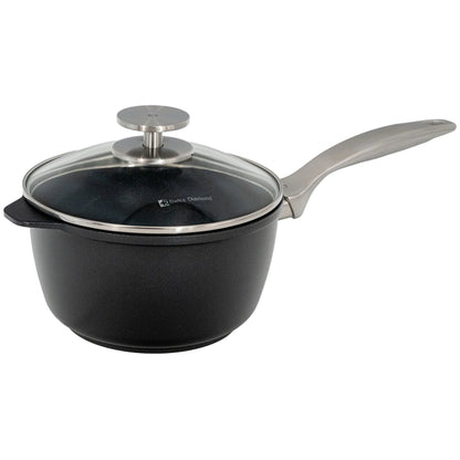 Swiss Diamond CXD Induction Sauce Pan with Lid (2.2 Qt)
