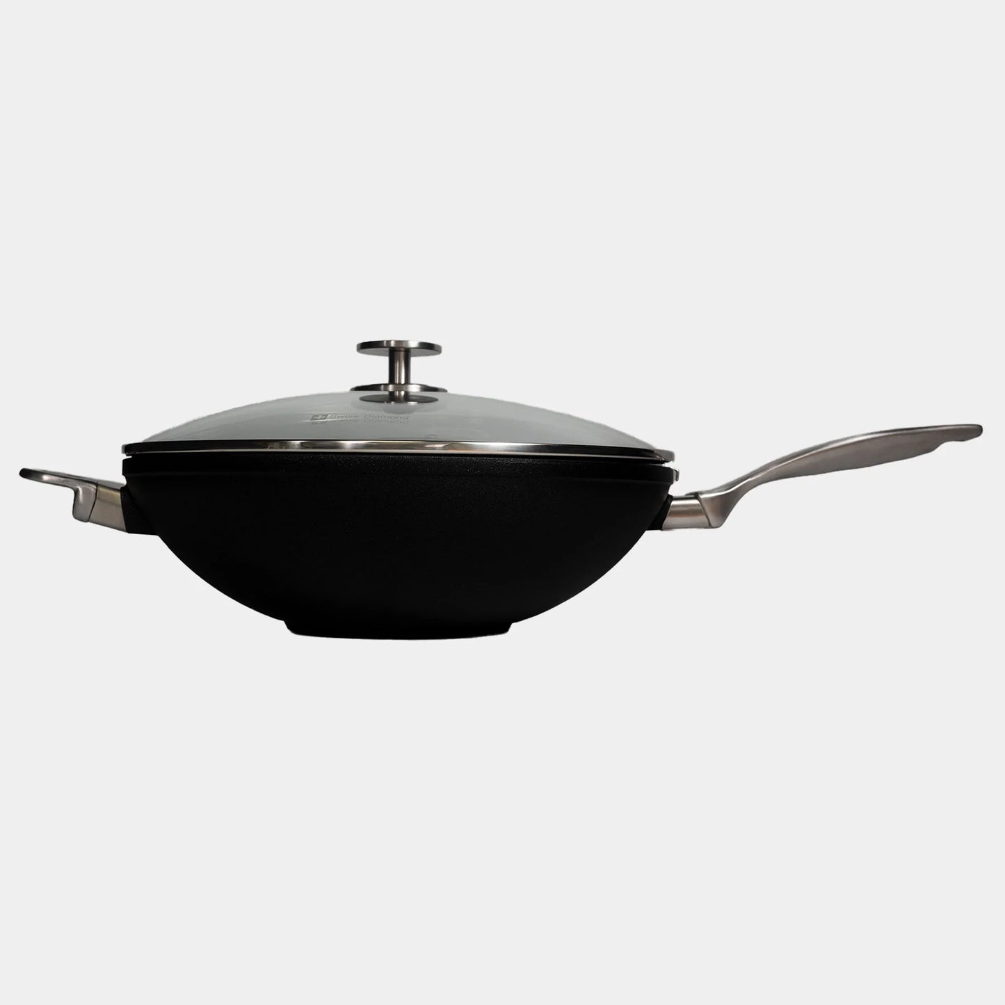 Swiss Diamond CXD Induction Wok with Lid (12.5 inches)