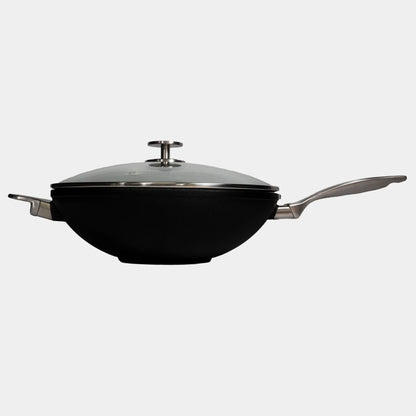 Swiss Diamond CXD Induction Wok with Lid (12.5 inches)