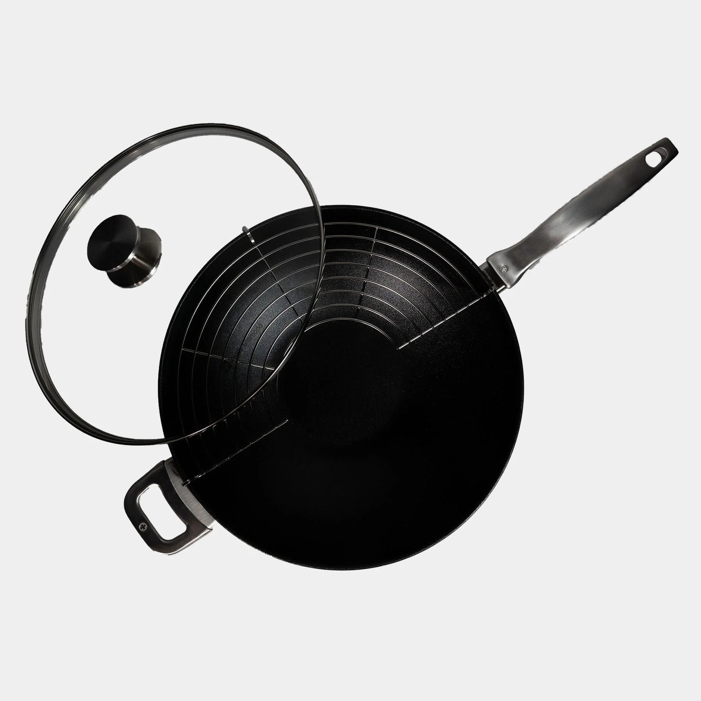 Swiss Diamond CXD Induction Wok with Lid (12.5 inches)