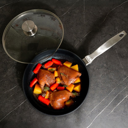 Swiss Diamond CXD Induction Fry Pan with Lid (10.25 inches)