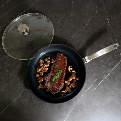 Swiss Diamond CXD Induction Fry Pan with Lid (12.5 inches)