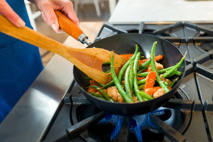 Ken Hom Non-Stick Carbon Steel Mini Wok (8") (RAINCHECK)
