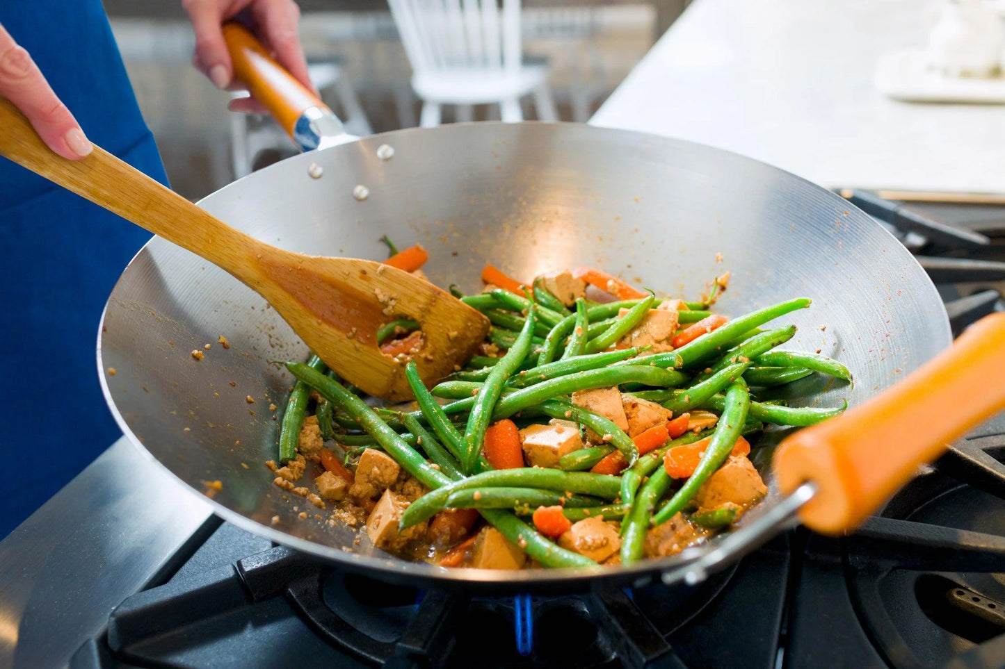 Ken Hom Carbon Steel Wok (14")