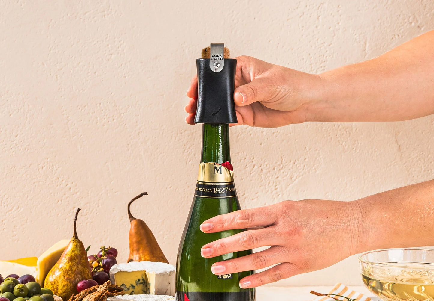 Champop: Champagne Popper & Cork Catcher