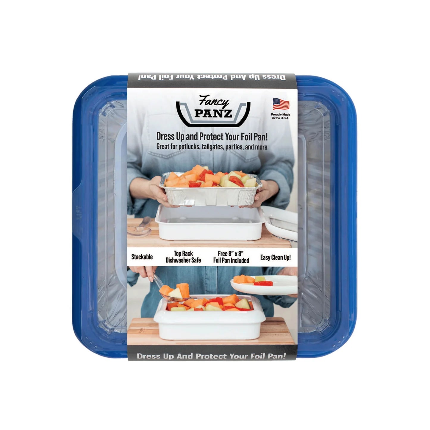 Fancy Panz 8" x 8" (5 colors available)