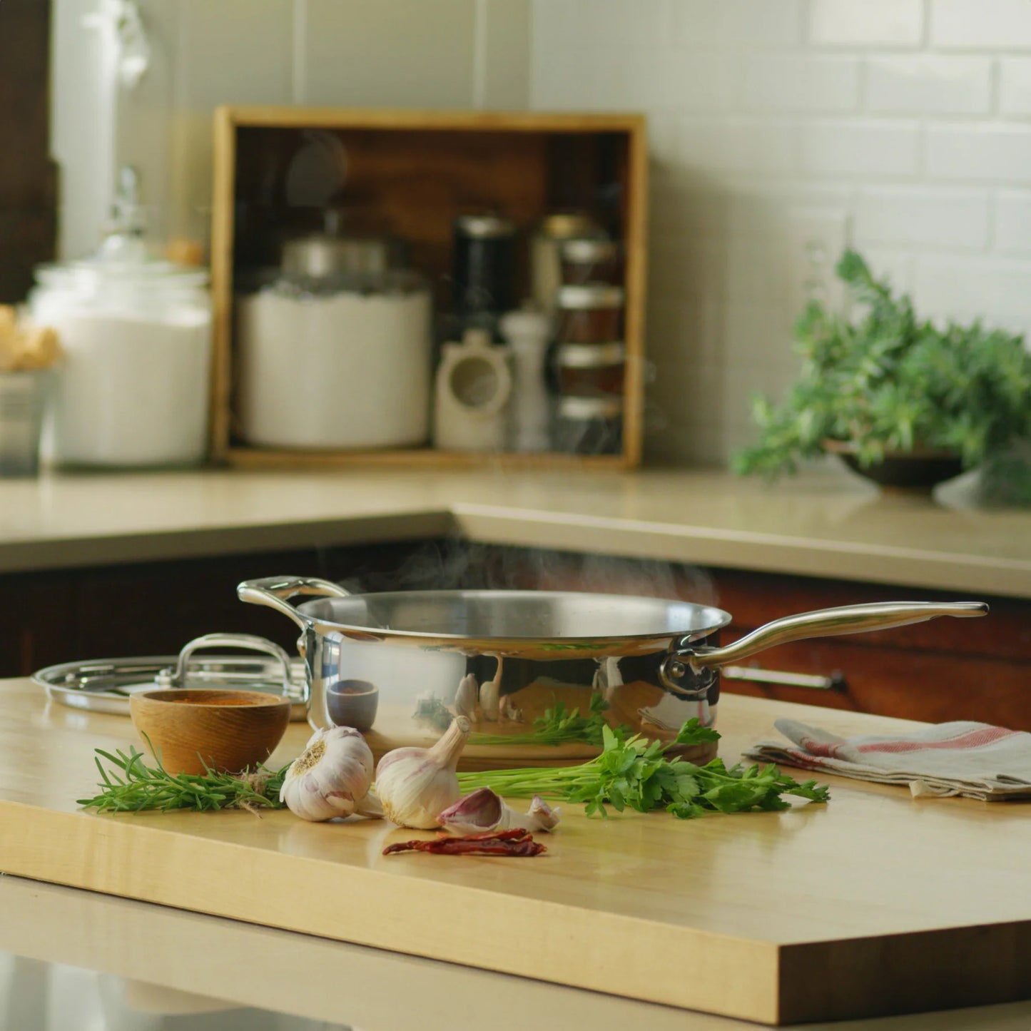 Heritage Steel Titanium Series Sauté Pan & Lid (4 Quart)