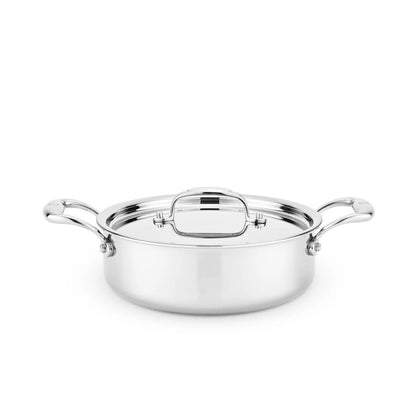 Heritage Steel Titanium Series Sauteuse & Lid (2.5 Quart)