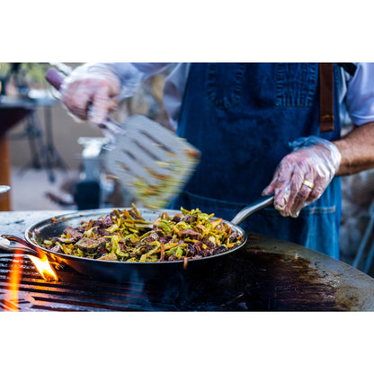 Heritage Steel Titanium Series French Skillet & Lid (13.5") (RAINCHECK)