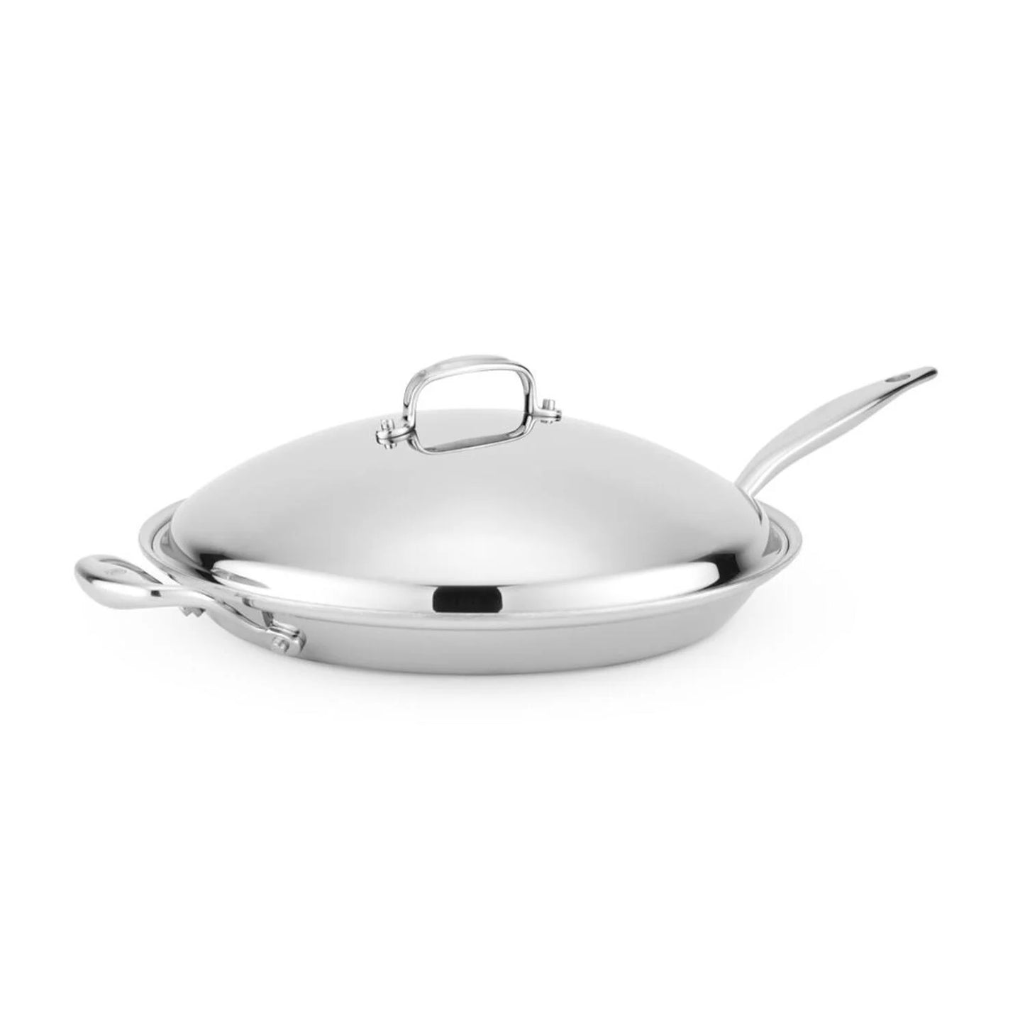 Heritage Steel Titanium Series French Skillet & Lid (13.5") (RAINCHECK)