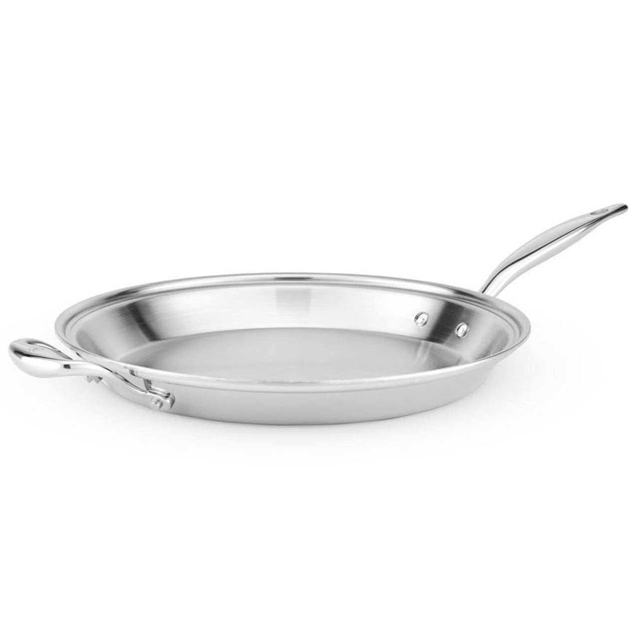Heritage Steel Titanium Series French Skillet & Lid (13.5") (RAINCHECK)