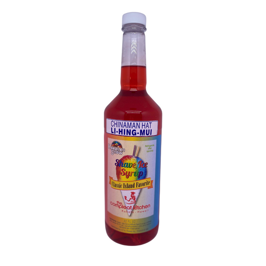 The Compleat Kitchen Shave Ice Syrup - Chinaman Hat Li-Hing Mui