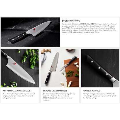 Zwilling Miyabi Evolution 3.5" Paring & 8" Chef Knife Set