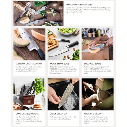 Zwilling Four Star 7" Santoku Knife (RAINCHECK)