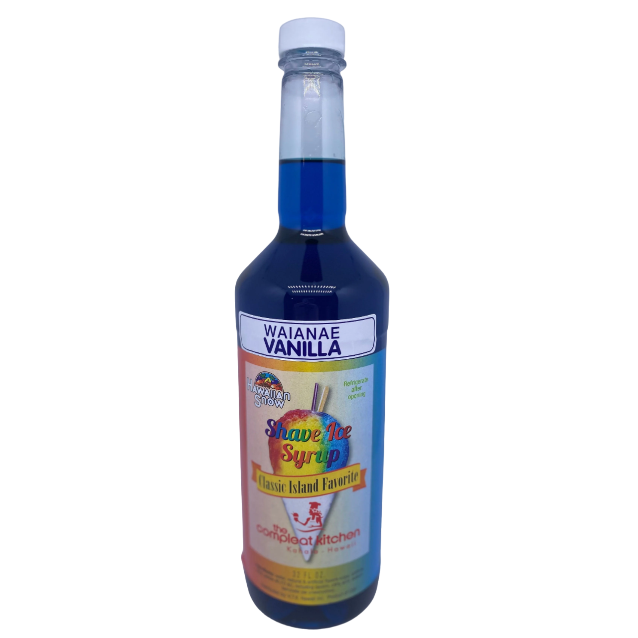 The Compleat Kitchen Shave Ice Syrup - Waianae Vanilla