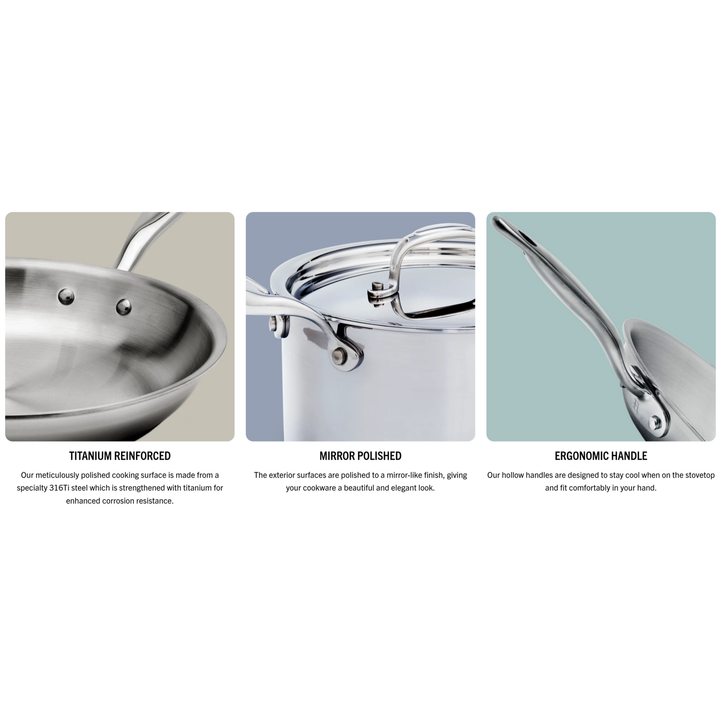 Heritage Steel Titanium Series Sauteuse & Lid (2.5 Quart)