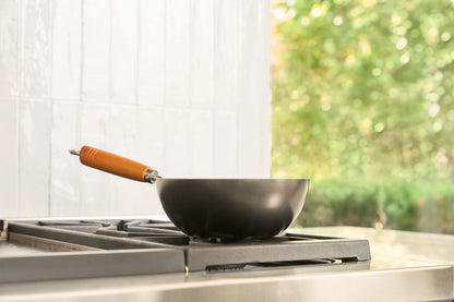 Ken Hom Non-Stick Carbon Steel Mini Wok (8") (RAINCHECK)