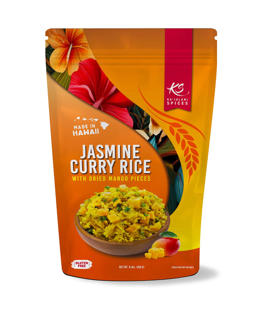 Ka'iulani Mango Curry White Rice Kit (9.4 oz. or 16 oz.) - Made in Hawaii