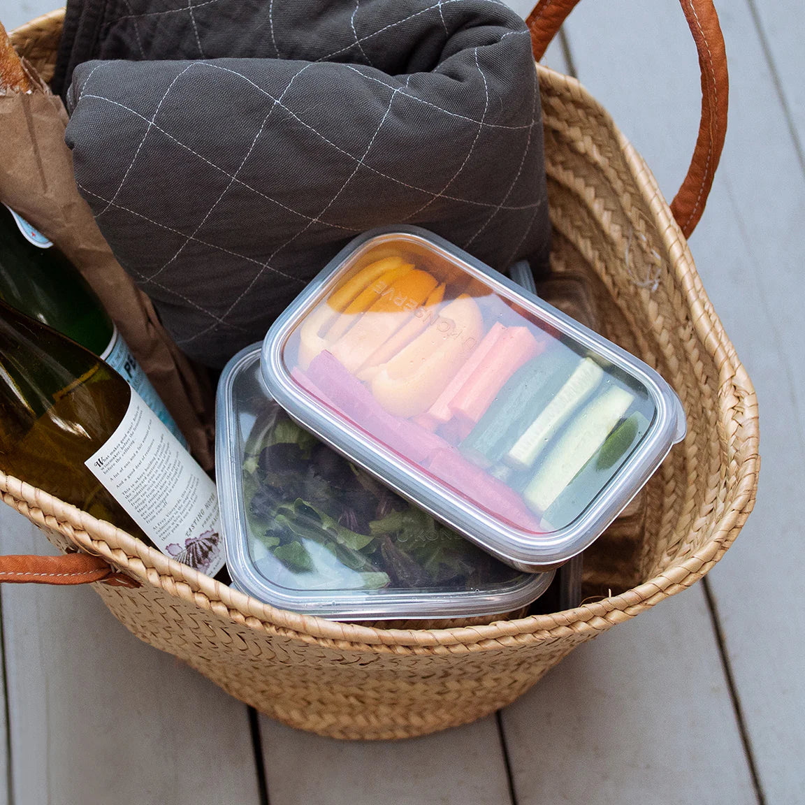 U-Konserve Square Food-Storage Container 15 oz.