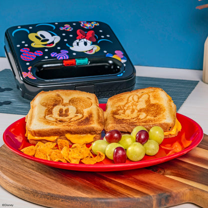 Disney Mickey Mouse and Minnie Mouse Sandwich Maker