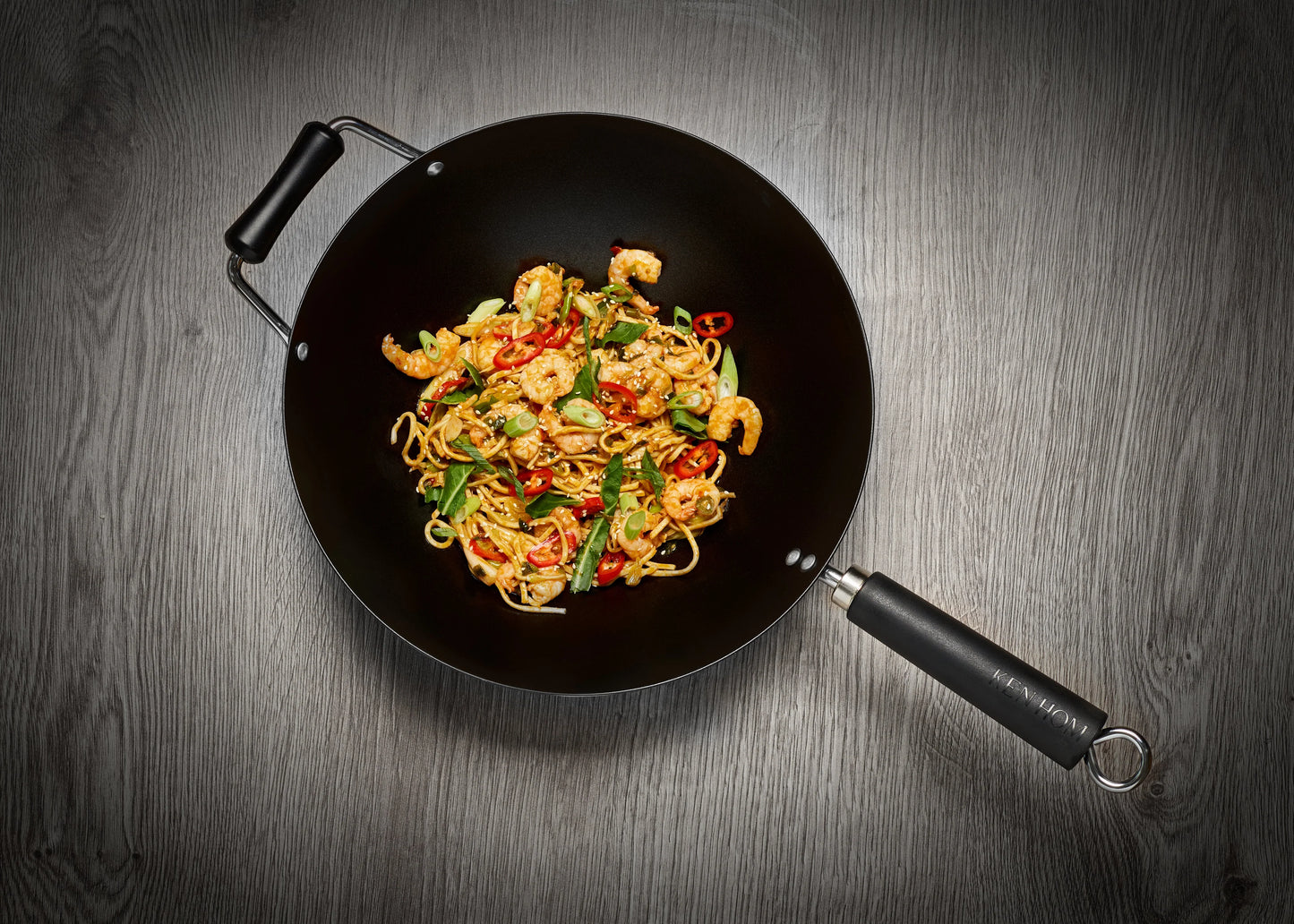 Ken Hom Non-Stick Carbon Steel Wok (12") (RAINCHECK)