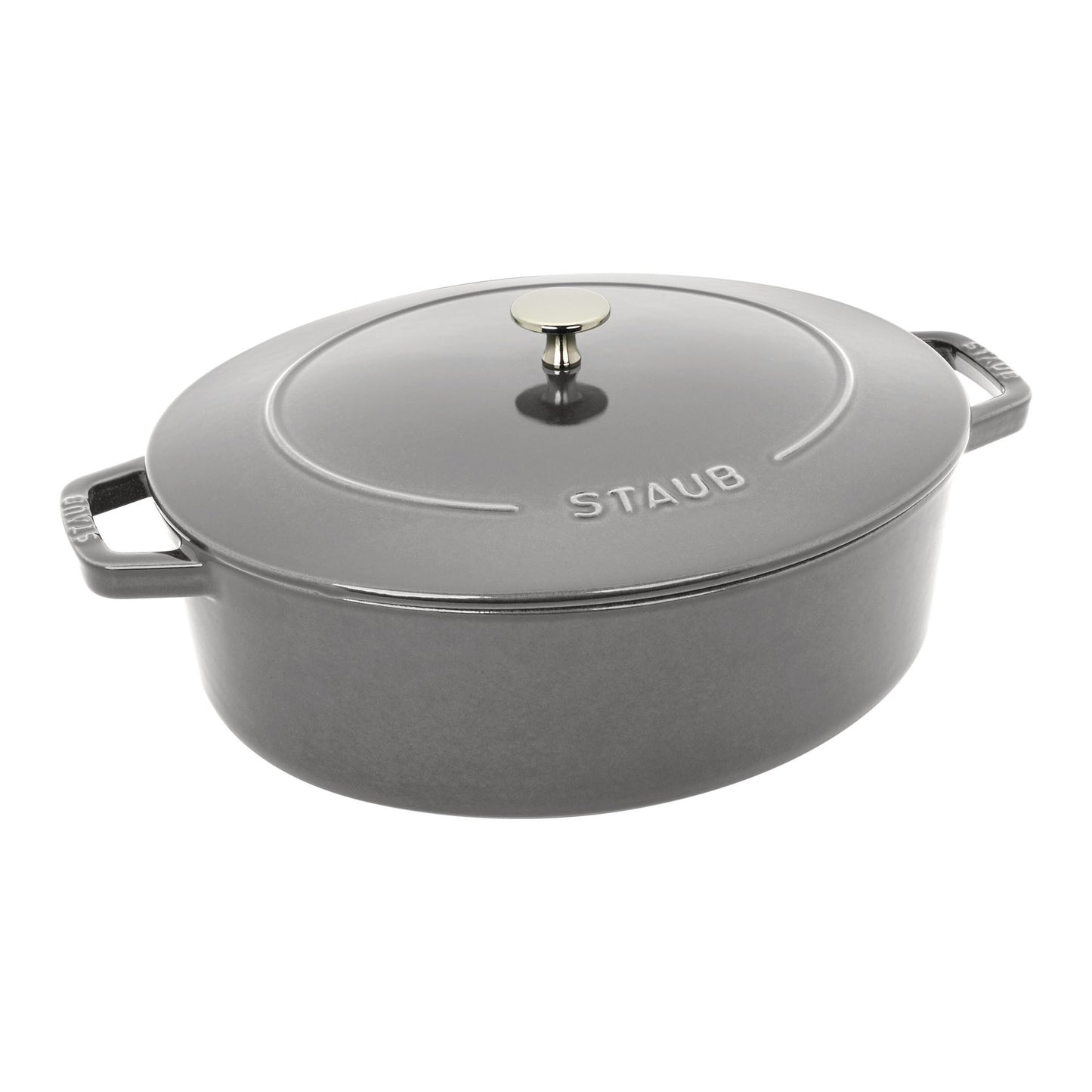 Staub Cast Iron 6.25 Qt. Wide Oval Dutch Oven (3 colors)