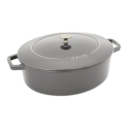 Staub Cast Iron 6.25 Qt. Wide Oval Dutch Oven (3 colors)