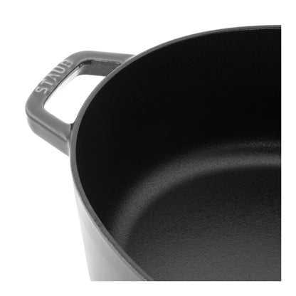 Staub Cast Iron 6.25 Qt. Wide Oval Dutch Oven (3 colors)