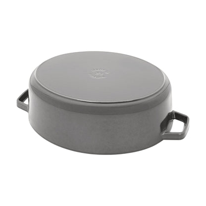 Staub Cast Iron 6.25 Qt. Wide Oval Dutch Oven (3 colors)