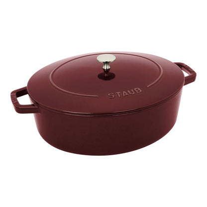 Staub Cast Iron 6.25 Qt. Wide Oval Dutch Oven (3 colors)