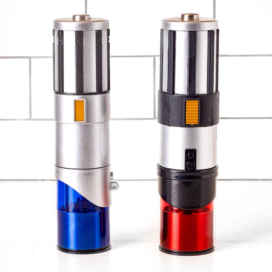 Star Wars Lightsaber Electric Salt & Pepper Mill Grinder Set