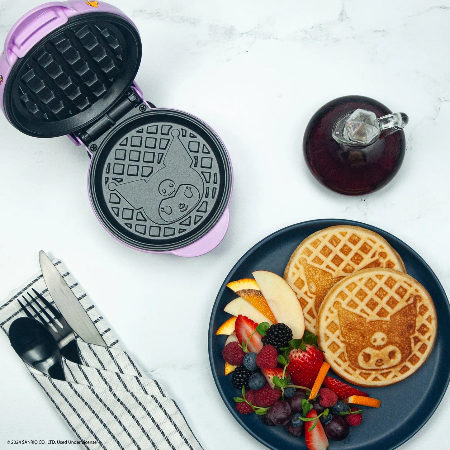 Hello Kitty Kuromi Mini Waffle Maker