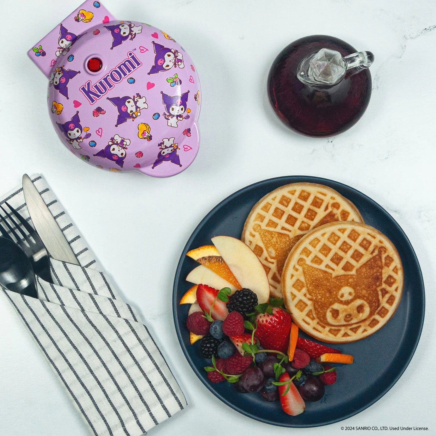 Hello Kitty Kuromi Mini Waffle Maker