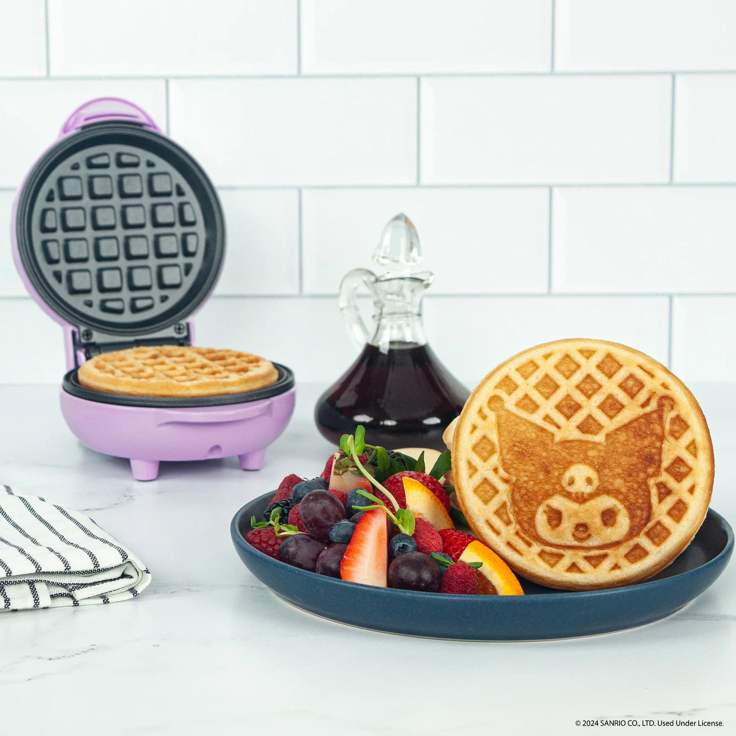 Hello Kitty Kuromi Mini Waffle Maker