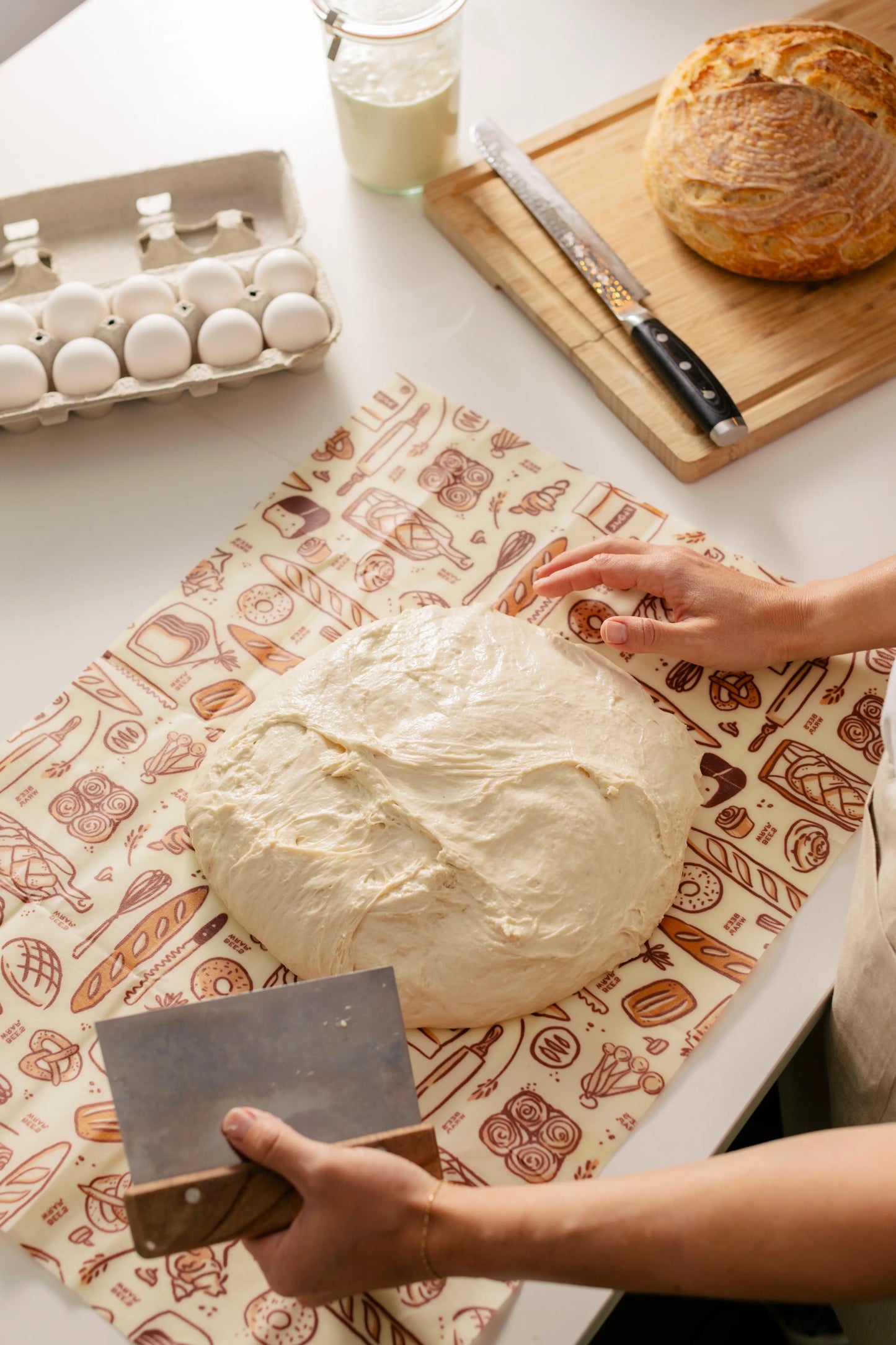 Bee's Wrap Beeswax Food Wrap - Bread Wrap (4 designs)