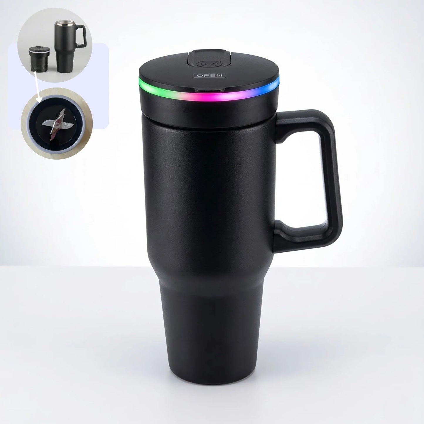 BLENDi Steel: Ice Crushing Insulated Portable Blender - 21oz (2 colors)