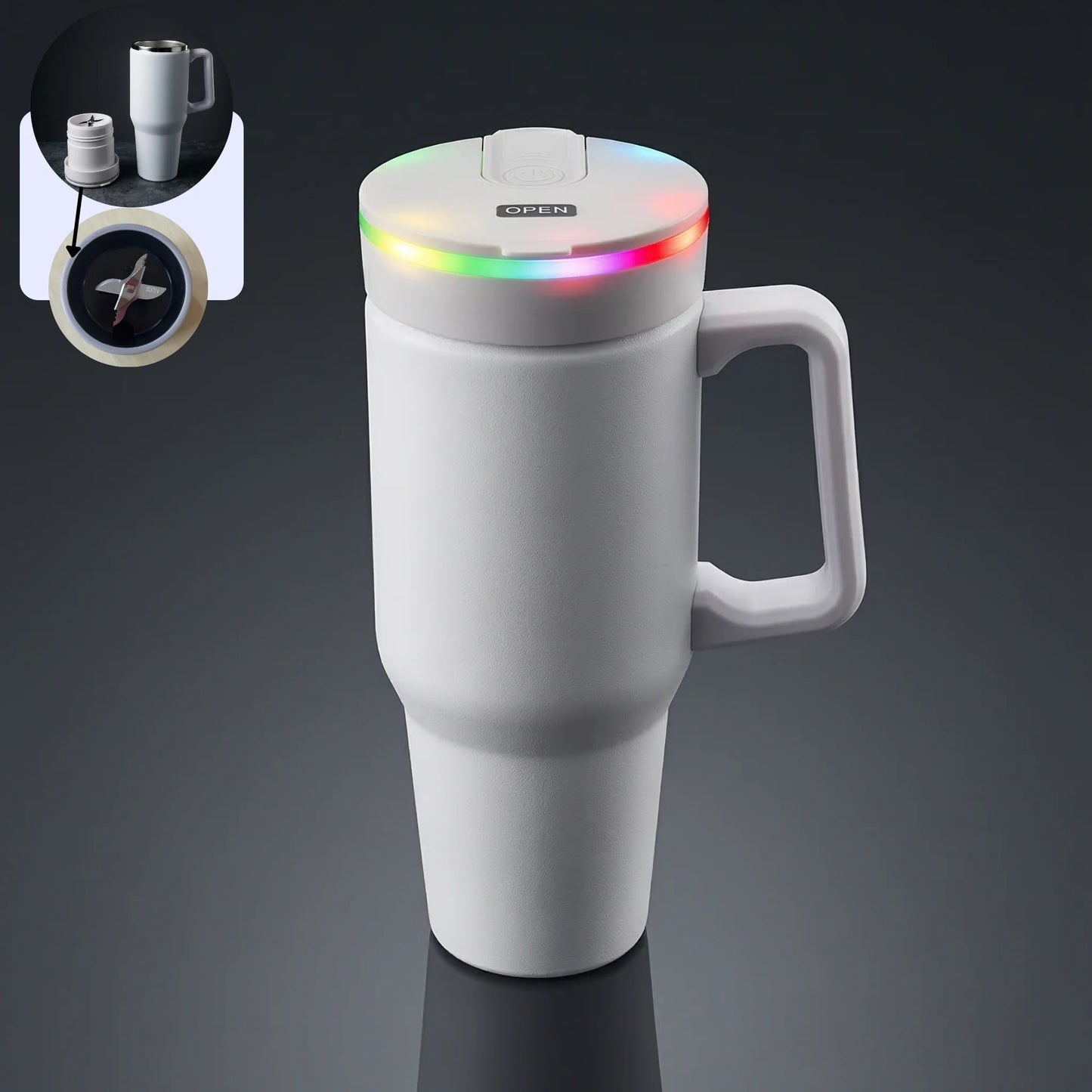 BLENDi Steel: Ice Crushing Insulated Portable Blender - 21oz (2 colors)