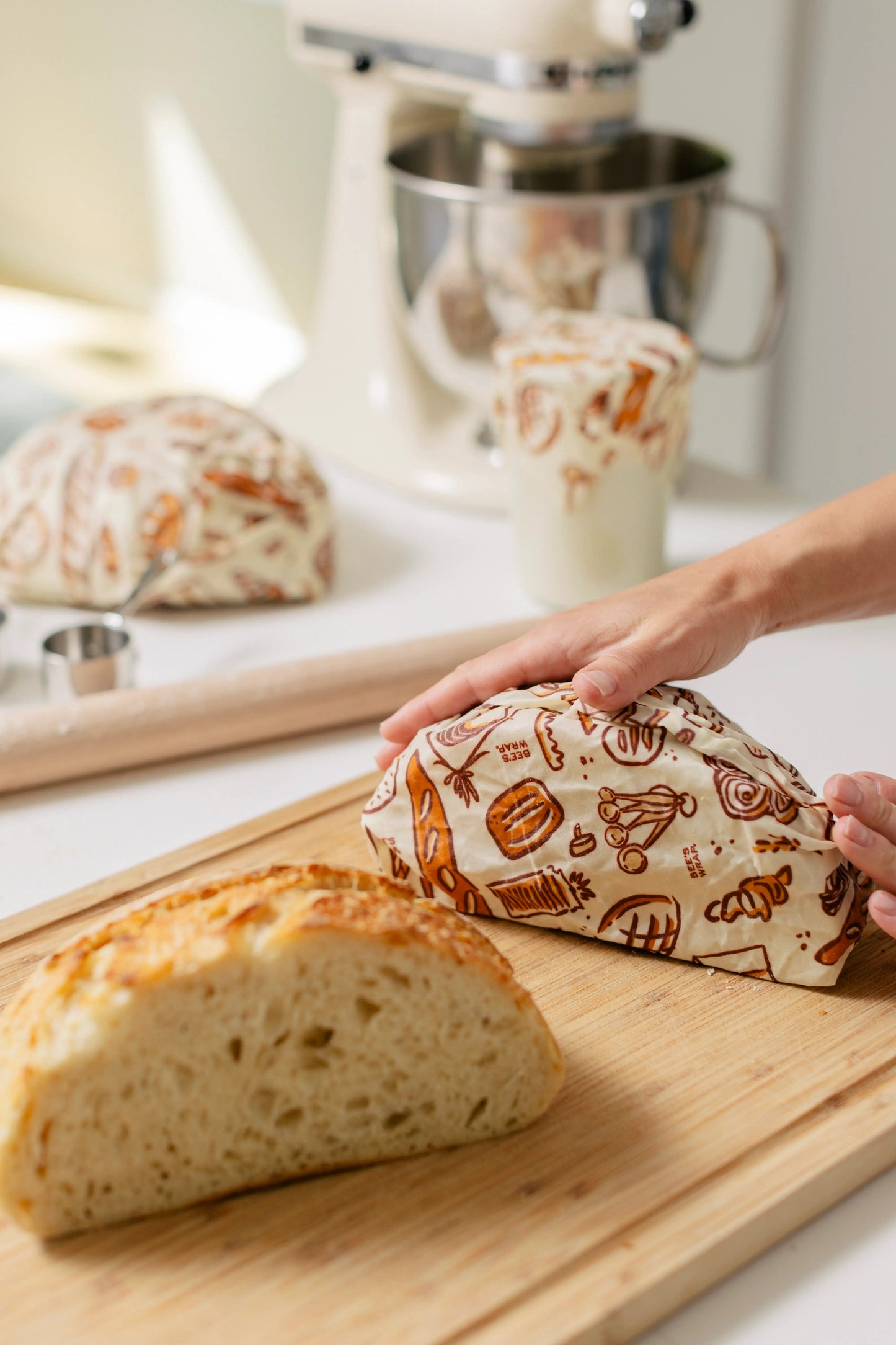 Bee's Wrap Beeswax Food Wrap - Bread Wrap (4 designs)