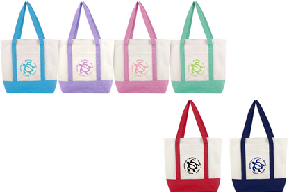 Canvas Tote Bag Large - Honu Turtle (6 colors)