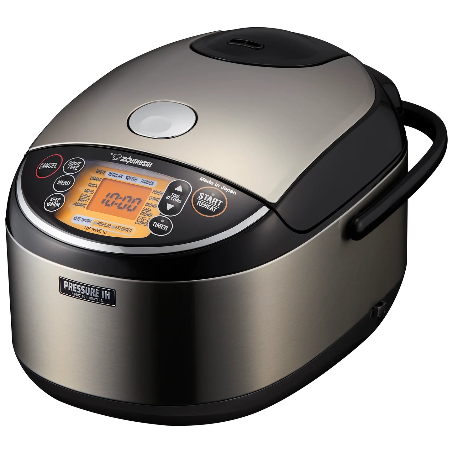 Zojirushi Pressure Induction Heating Rice Cooker & Warmer (5 or 10 cup) | Made in Japan